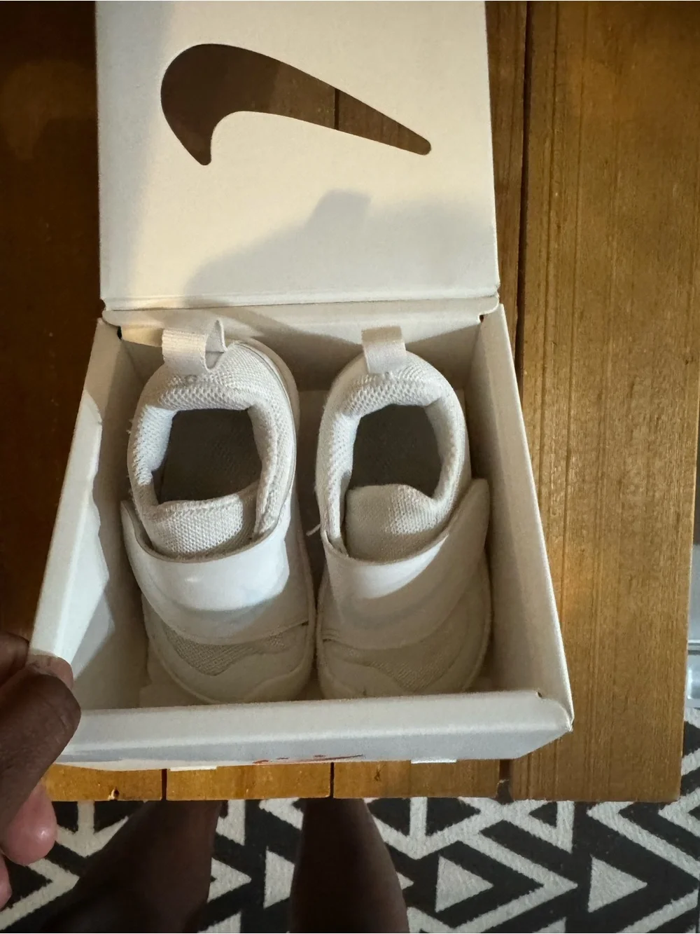 Nike Kids White Swoosh 1